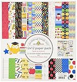 Doodlebug School Paper Pack, 12 by 12"