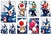 SUPER MARIO BROTHERS Holiday Christmas Ornament Set - Unique Shatterproof Plastic Design by Holiday Ornaments