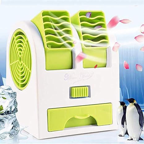 Amazon Co Jp エアクーラー ポータブルパーソナルスペース北極空気 ミニエアコンスリーインワンファン加湿器清浄機 Usbまたは電池式 ホーム キッチン