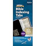 Tabbies Catholic Gold-Edged Bible Indexing Tabs, Old & New Testament Plus Catholic Books, 90 Tabs Including 71 Books & 19 Reference Tabs (58330)