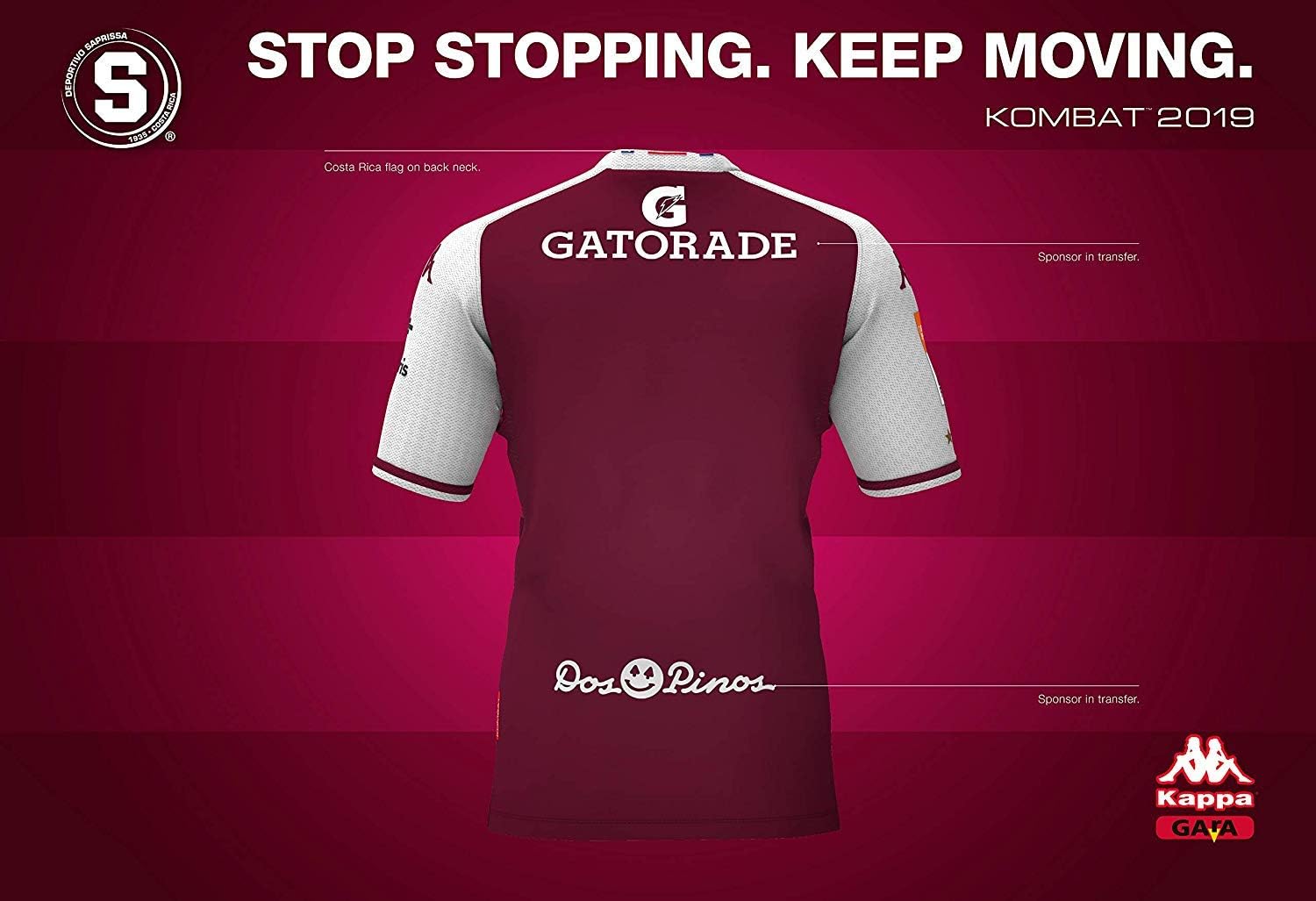 Amazon.com: Saprissa - Camiseta de fútbol tradicional Costa Rica Home and Away 2019 Kappa para hombres y jóvenes, S: Clothing
