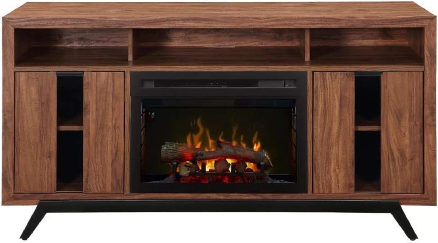 Fireplace Tv Stand Luna Fireplace Tv Stand For Tvs Up To 60 Modern Lines Design With Ample Storage Amazon Ca Home Kitchen