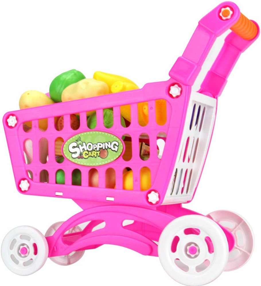 Juguetes Creativos, Zantec Juguetes de supermercado de plástico Carro de compras con frutas Juguete de cocina en miniatura Bebé Juguete educativo temprano: Amazon.es: Juguetes y juegos