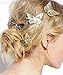 QTMY Pack of 4 Golden Hollow Metal Butterfly Hair Clip Hair Accessories