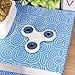 FidgetKool Fidget Spinner Spinning Top Relieves Your ADHD, Anxiety, and Boredom Gifts White and Blue