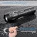 SUNNEST LED Tactical Flashlight - Best High Lumen Handheld LED Flashlights - Waterproof, Zoomable, 5 Modes - Perfect for Camping Biking Hiking Home Emergency or Gift-Giving (Batteries Not Included)