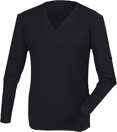 mens acrylic v neck jumpers