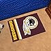 FANMATS NFL Washington Redskins Nylon Face Starter Rug