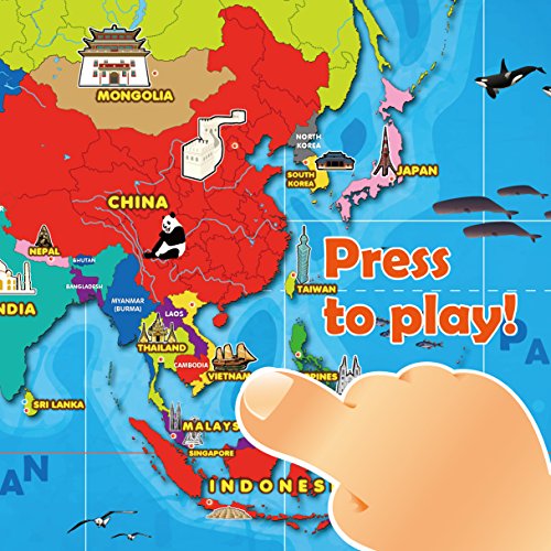 Best Learning i-Poster My WORLD Interactive Map