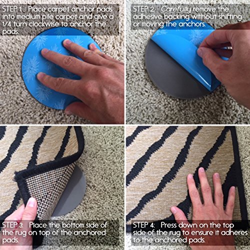 NonSlip Rug Pads For RUGONCARPET ANTISLIP. DESIGNED FOR MEDIUM PILE