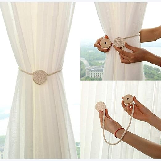 Amazon Com Decor Weave Rope Holdback Holder 2 Pcs Of Curtain