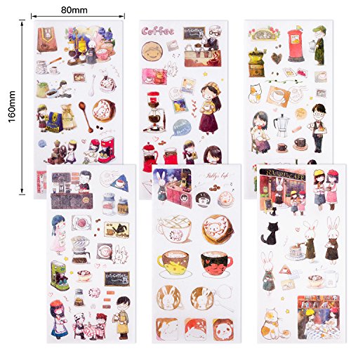 Knaid Planner Stickers Value Pack (Assorted 1200 PCS, 36 Sheets) - Decorative Sticker Collection for Scrapbooking, Calendars, Arts, Kids DIY Crafts, Album, Diary, Bullet Journals by