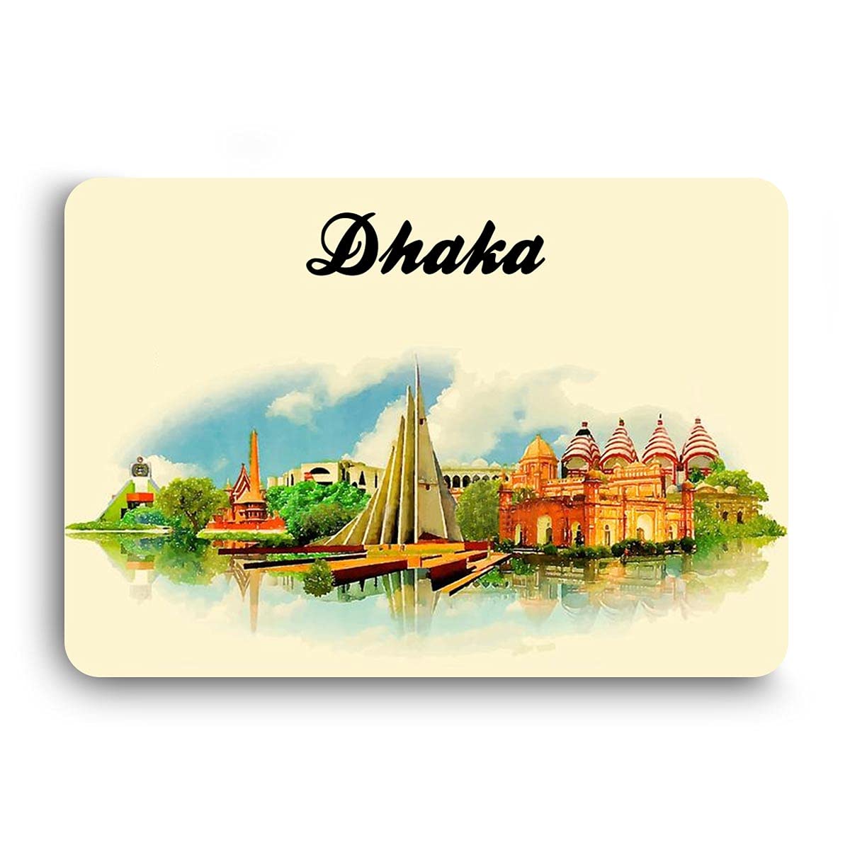 Buy Giftcart Bangladesh Dhaka Fridge 6 x 9 cm Multicolor Online