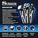 SURKER 3 In 1 Professional Electric Razor Shaver Men Rotary Shaver Cordless Hair Clippers Nose Hair Trimmer Wet and Dry With USB Rechargeable Sideburns Razor Waterproof-Best Gift for Dad,Boyfriend