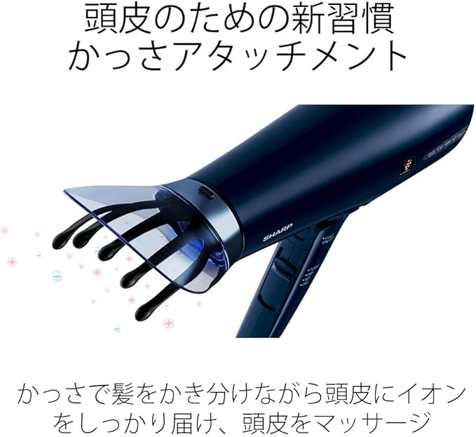 Amazon Com Sharp Hair Dryer Plasma Cluster Scalp Esthetics Ib Gx9k B Midnight Black Japan Domestic Genuine Products Kitchen Dining