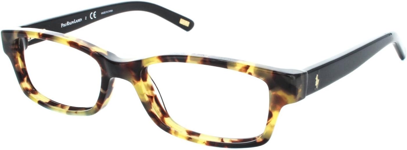 Polo PP8518 PP8518 Eyeglass Frames 810-46 - Spotty Tortoise Black