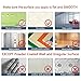 Dry Erase Wall Decal, Anumit Self-Adhesive Wall Sticker Wall Paper Whiteboard Wall Decals for School, Office, Home 17.7 by 78.7 Inches, with 1 Marker Pen (White)