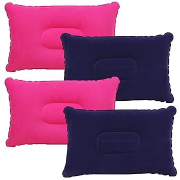 TRIXES Almohada Inflable para Viaje o para Acampar - Almohada para Inflar