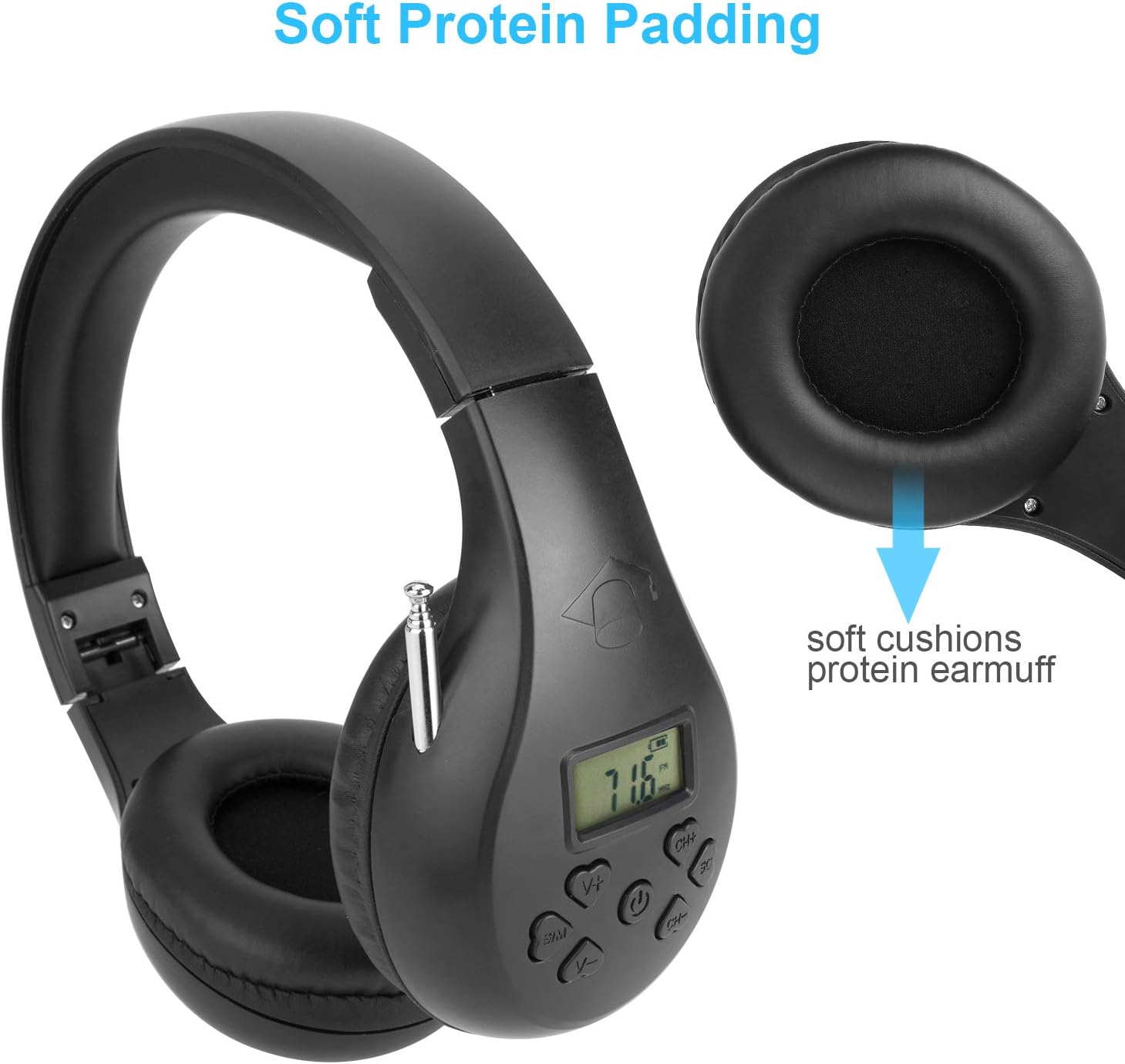 Lasting, Longest and Reception Best with Headphones Radio FM Personal