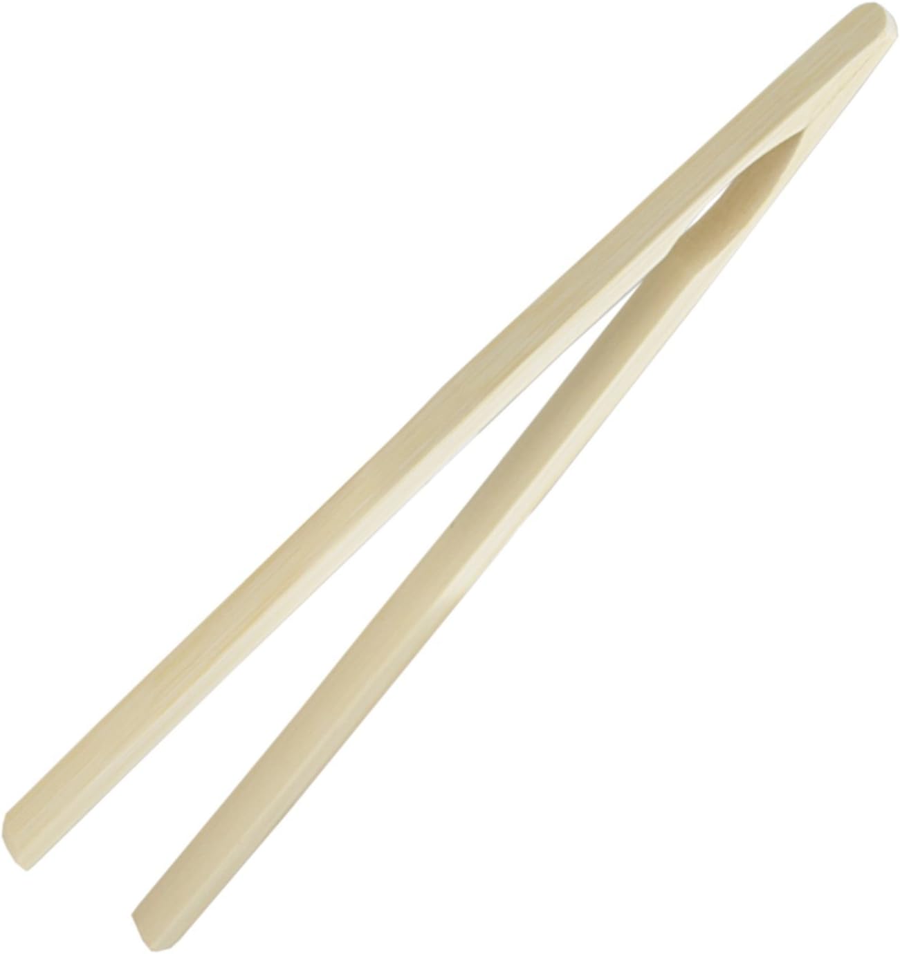 Bamboo Wood Toast Tongs - 10 Inch