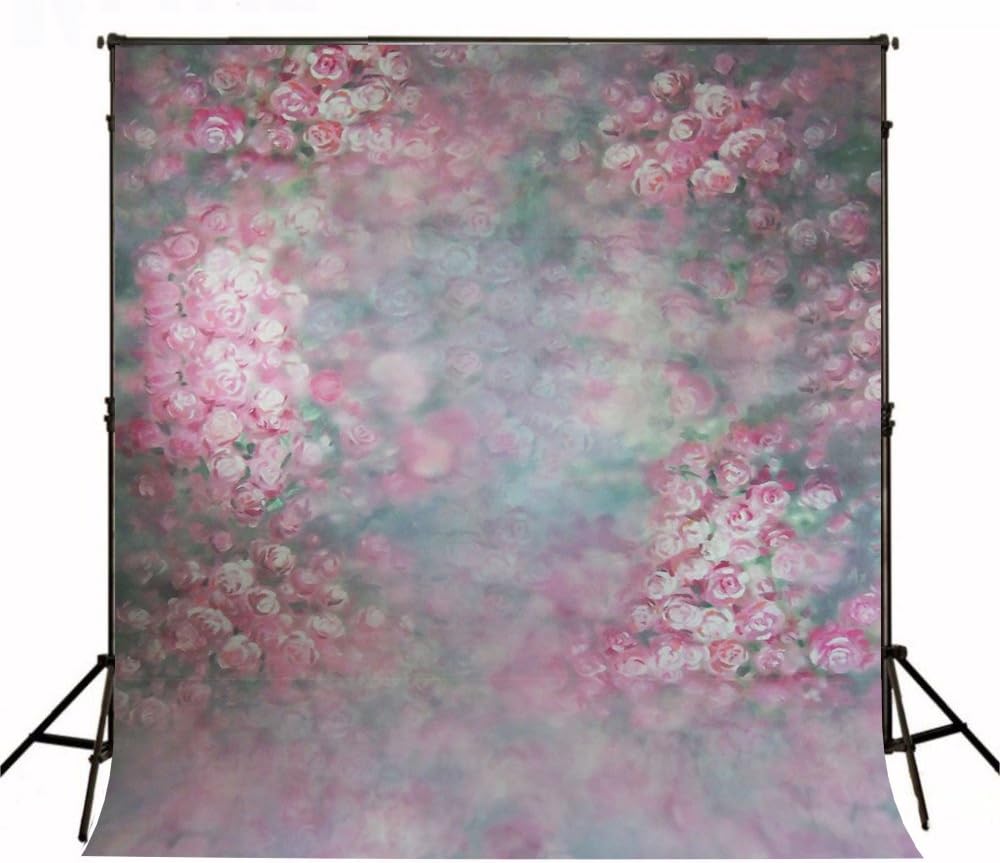 Kate Abstract Backdrops for Photographers Microfiber Textured Blurry Flowers Photo Background for Studio Portrait Shooting 5x7ft/1.5x2.2m - Image 3