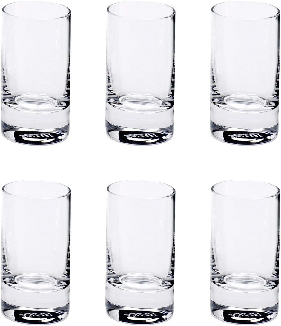 4 Shotje of borrelglazen incl. graveren. Schott Zwiesel