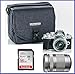 Olympus OM-D E-M10 Mark III (Mark 3) Digital Camera Bundle (with 14-42mm EZ + 40-150mm Lenses, Silver)