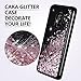 Caka Galaxy S9 Case, Galaxy S9 Glitter Case Starry Night Series Luxury Fashion Bling Flowing Liquid Floating Sparkle Glitter Girly Soft TPU Case for Samsung Galaxy S9 (Rose Gold)