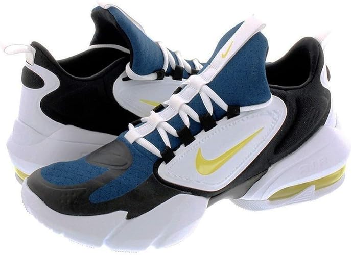 nike yellow blue shoes