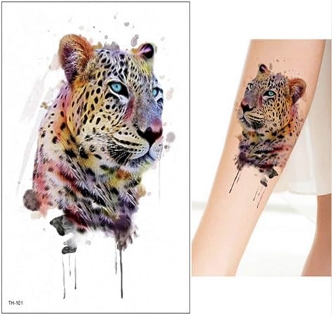 Handaxian 3pcstattoo Autocollant Aquarelle Partie Tatouage