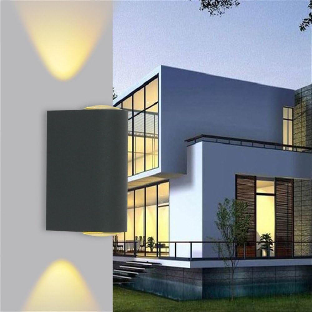 Amazon Avanthika E27 壁取り付け式燭台壁ランプ 屋外壁用ライト Led 壁照明 屋外 防水 正方形 中庭ランプ ベッドの上 バルコニーランプ 寝室用壁ランプ 16x65x9cm Avanthika ブラケットライト 通販