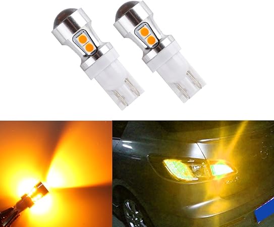 Amazon S D 2 X 1000lm T10 W5 W Led電球テールライト逆のライト Canbusエラーフリーランプdc 12 V 24 Vキセノンホワイト Canbus 10smd Golden X 2 A378 2 Sd 汎用バルブ 車 バイク