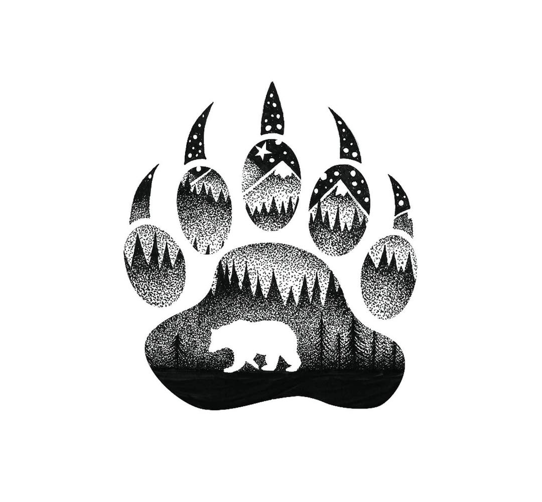 Эскизы тату лапа велеса