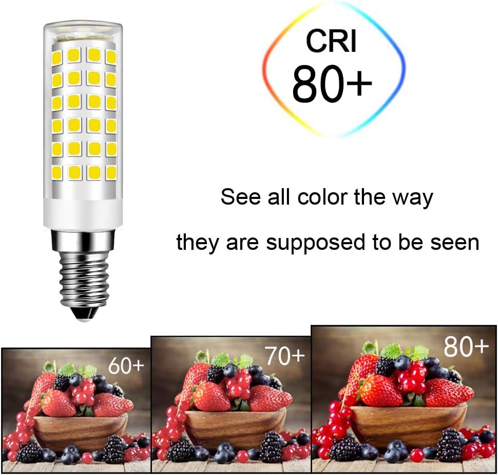 MENTA E14 LED 9W Light Bulbs, Cool White 6000K, 9W Equivalent 75W Halogen, 750lm, 9W E14 Energy Saver Bulbs, Not Dimmable - Image 5