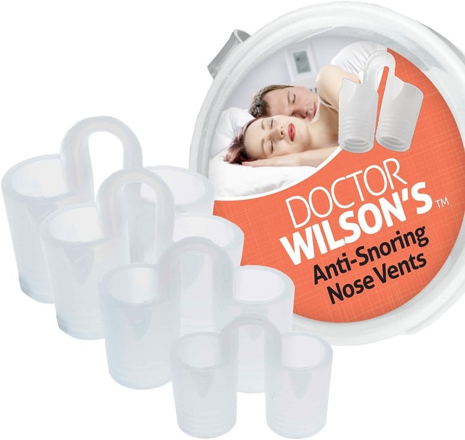 Doctor Wilson's(TM) Anti Snoring Nose Vents - Snoring Solution -The All Natural And Comfortable Snore Relief And Sleep Aid Device - Effectively Stop Snoring - Instant Anti Snore Remedy: Health & Personal Care