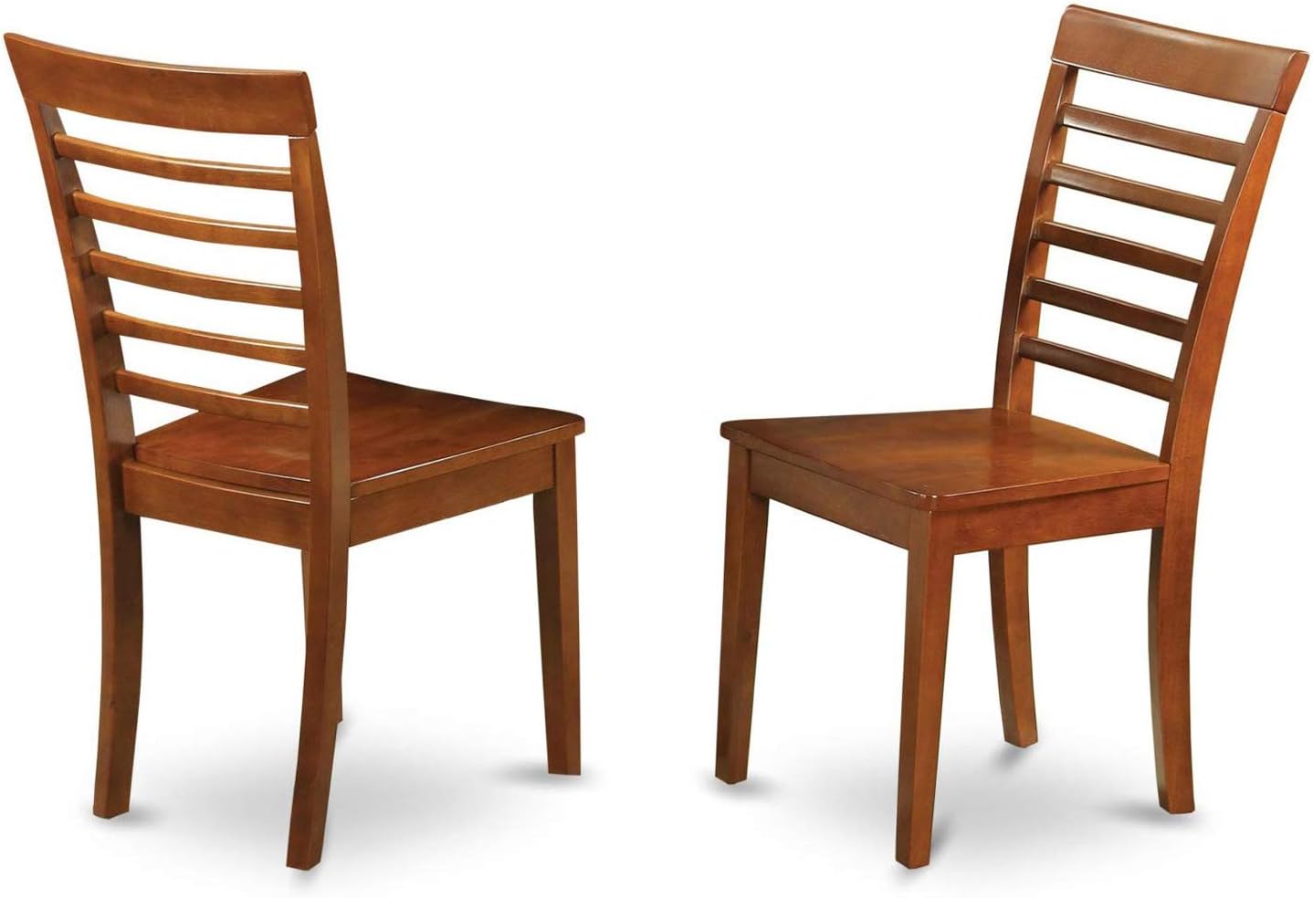 Amazon Com Furniture Kitchen Chair Set With Wood Seat Saddle