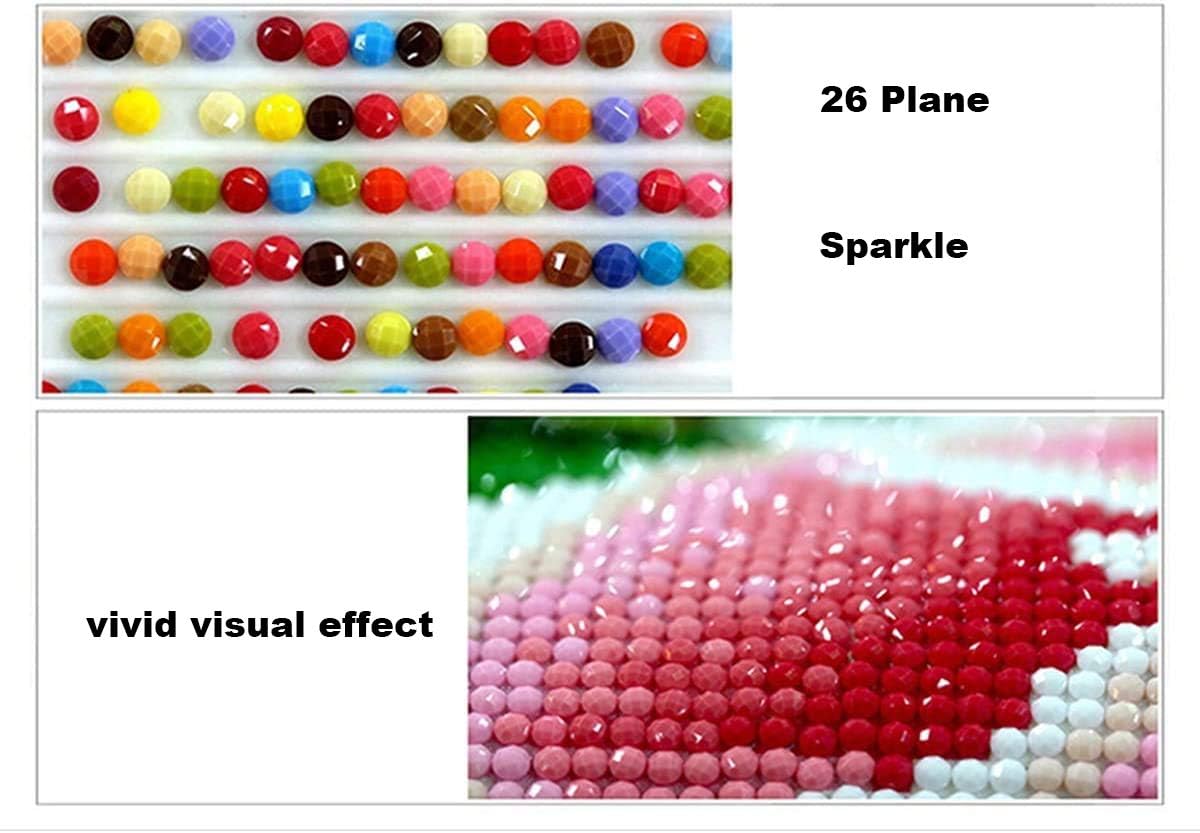 5D Diamond Painting Kits for Adults Flamingo DIY Paint by Number Full Drill Crystal Rhinestone Arts Craft Canvas Paint with Diamonds for Home Wall Decor (40X30CM) - Image 4