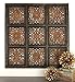 Deco 79 Classy Wooden Wall Panel with Abstract Design, Rustic Finish