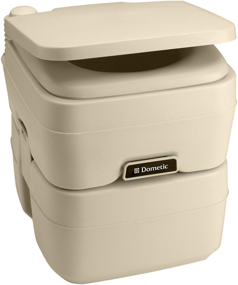 Dometic 965 Portable Toilet 5.0 Gallon Parchment (Part #311096502 By Dometic Sanitation)