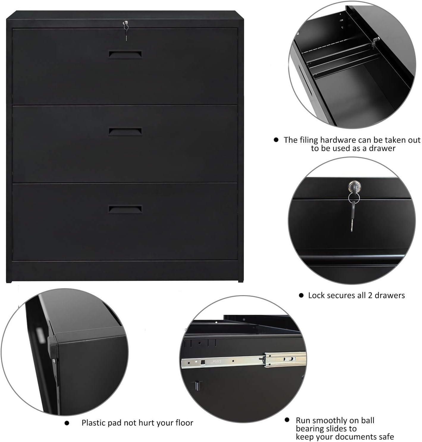 2 Drawer Lateral File Cabinet Locking Filing Cabinet 3 Drawers Metal Organizer Heavy Duty Hanging File Office Home Storage Office Products Dprd Tasikmalayakab Go Id