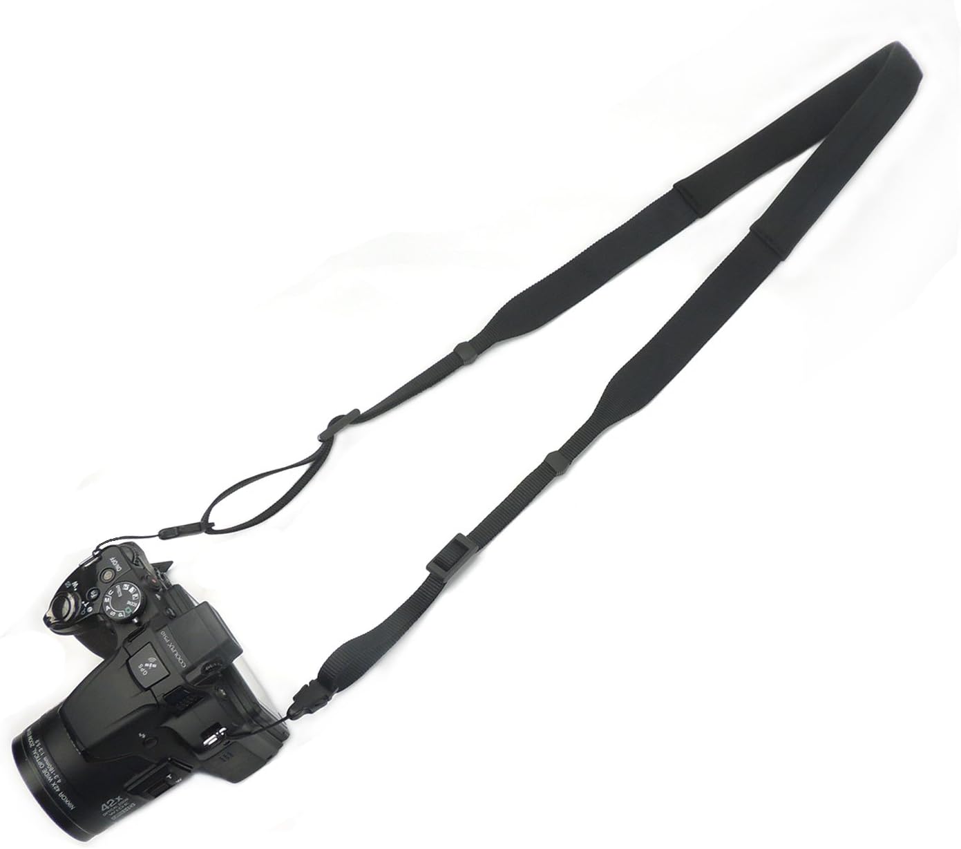 KANJIAN Light Weight Camera Strap can be Washed Universal Shoulder Neck Belt for DSLR Camera-Black
