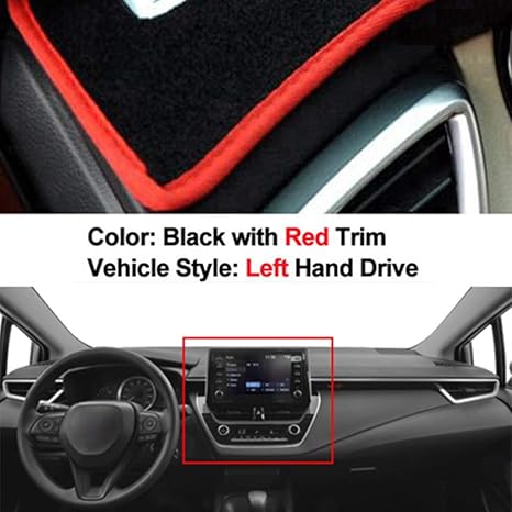Amazon Com Wqsnub On Lhd Rhd Auto Dashmat 2020 2021 Sunshade Anti Dirty Car Dashboard Cover Dash Mat Carpet Cape For Toyota Corolla E210 2019 Home Kitchen