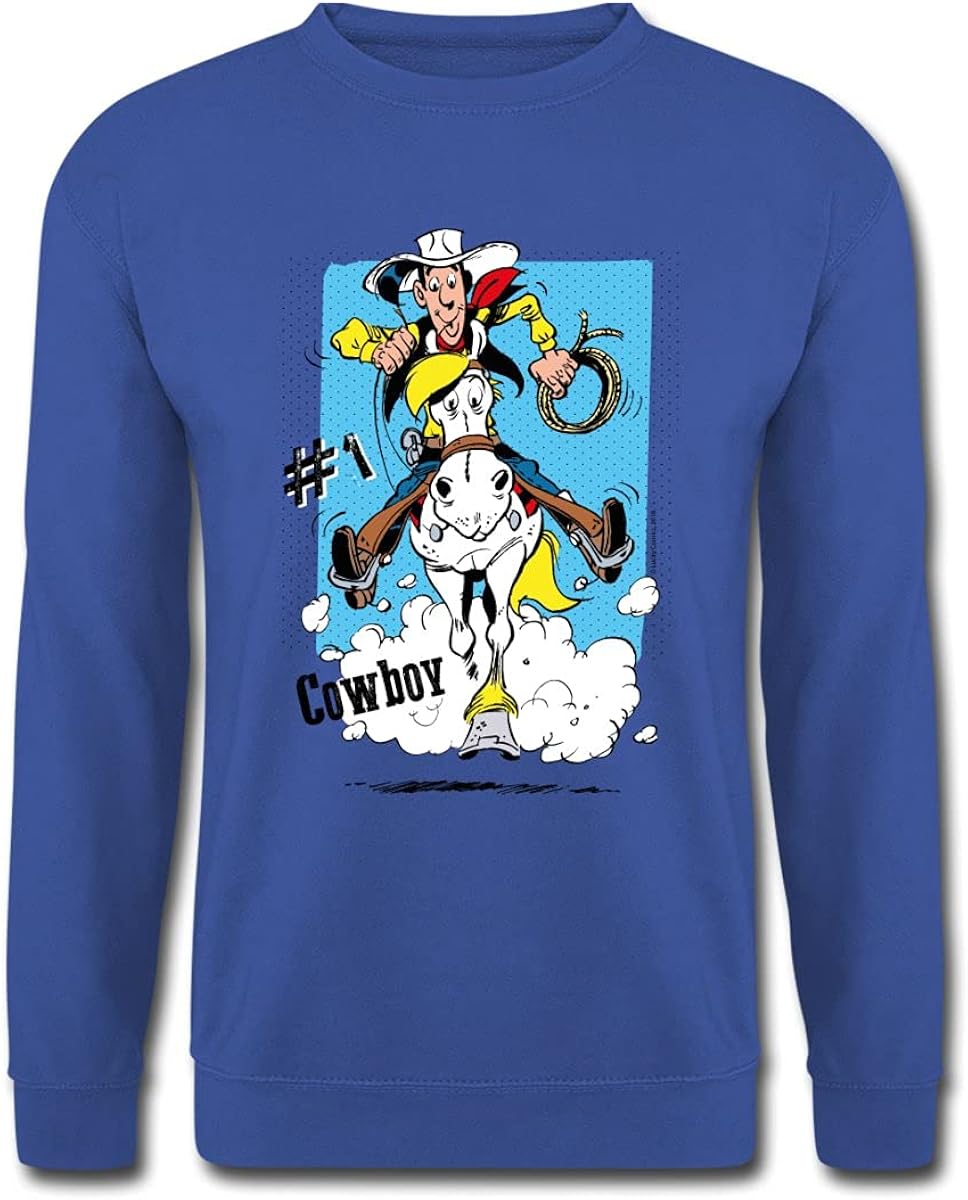 Lucky Luke et Jolly Jumper en Action SweatShirt Unisexe Amazon.fr
