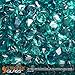 Starfire Glass Golden Flame 1-Inch x 10-Pound (Fire Diamonds) Caribbean Blue Reflective