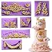（ 6 in Set）Baroque Style Curlicues Scroll Lace Fondant Silicone Mold for Sugarcraft, Cake Border Decoration, Cupcake Topper, Jewelry, Polymer Clay, Crafting Projects By Palker sky