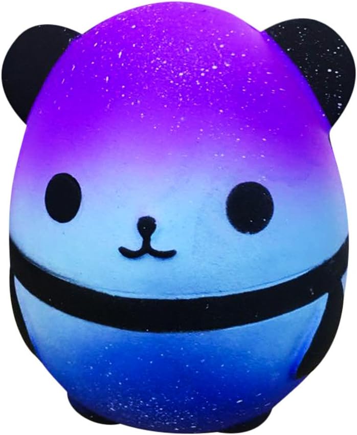 FILOL Squishies Slow Rising Toys Galaxy Panda Cake Toy Scented Stress Relief Toy Birthday Gifts for Boys/Girls/Kids (Blue)