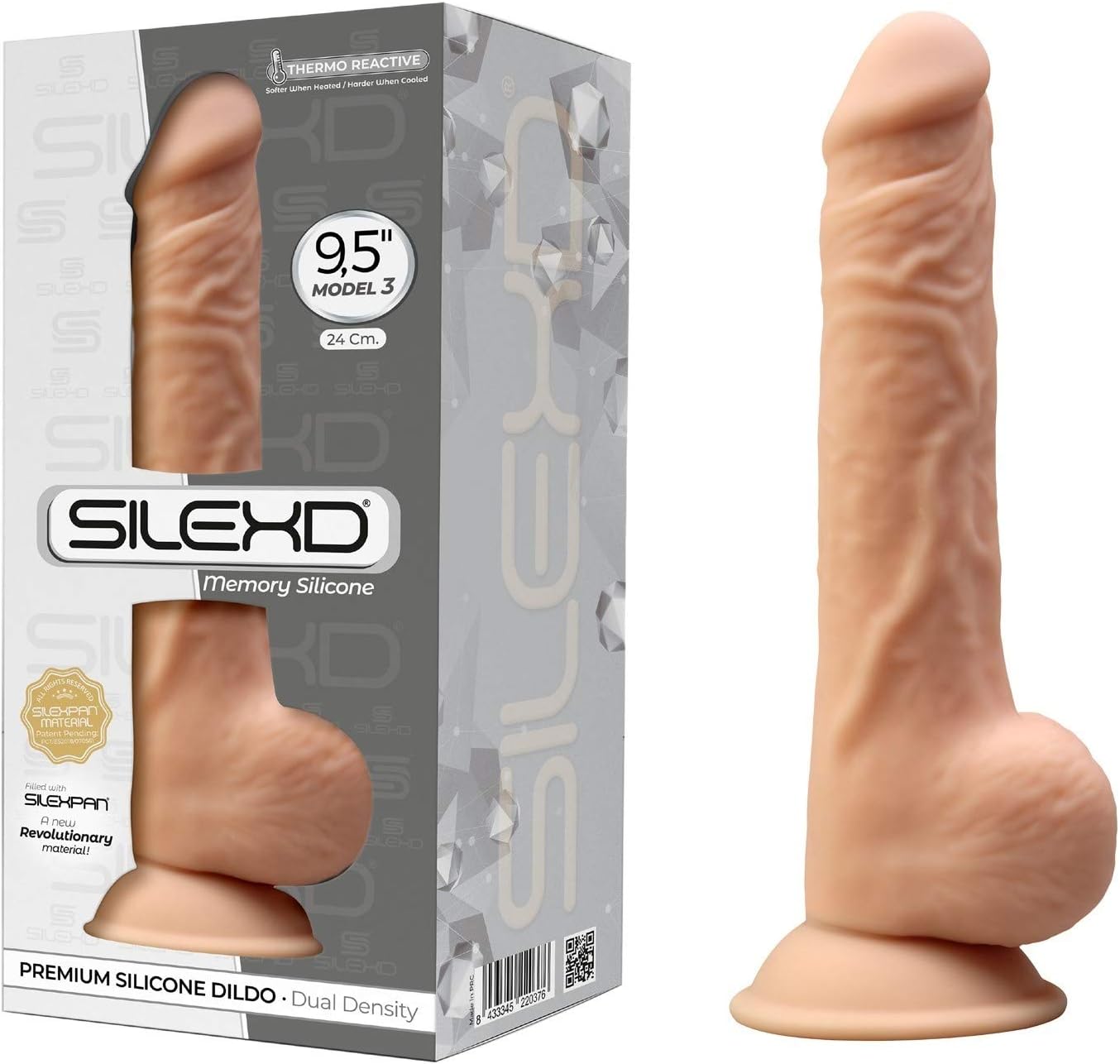 SILEXD Realistic Double Density Dildo No. 3 24 cm