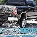 Auto safety 3D Raised Tailgate Letters for Toyota Tundra 2014 2015 2016 2017 2018 2019 Zinc Alloy Emblem Inserts (Chrome)