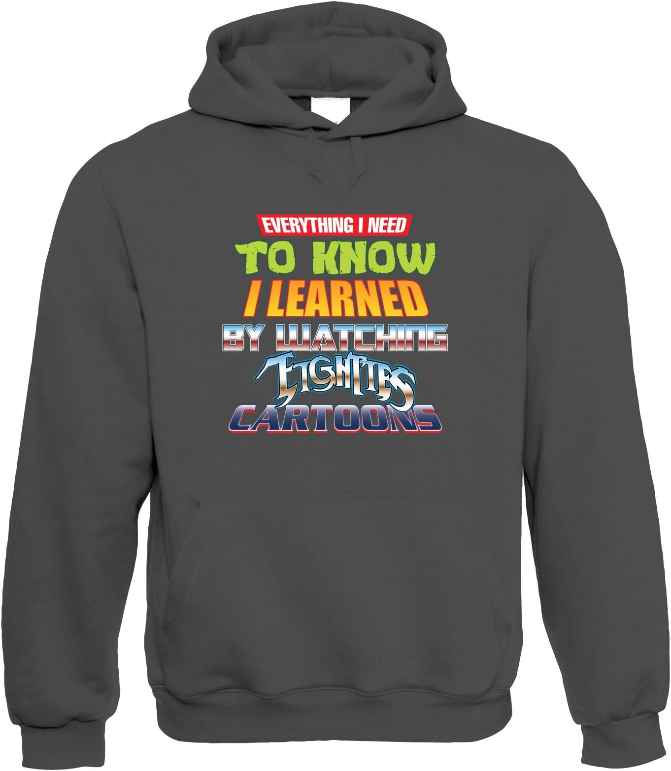 80s Cartoons, Retro Throwback Hoodie | Teenage Ninja Thunder Turtles Eighties Transformer | Timeless Retro Vintage Iconic Seminal Memorable | TV & Movie Gift Him Her Birthday