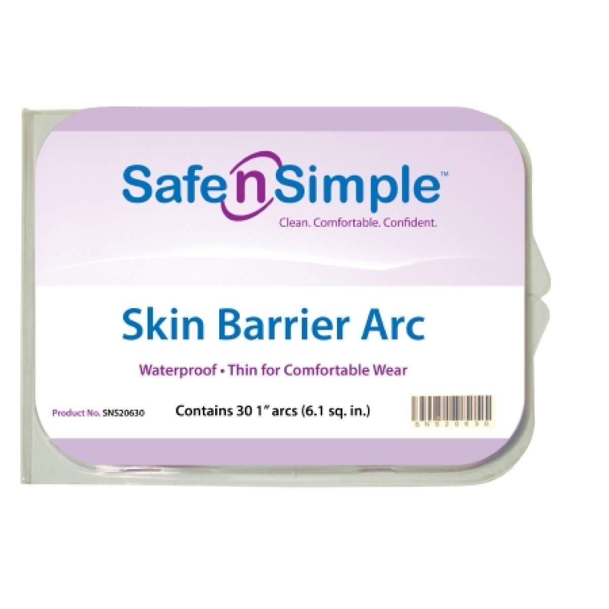 Safe n' Simple Skin Barrier Arc, 30 Count